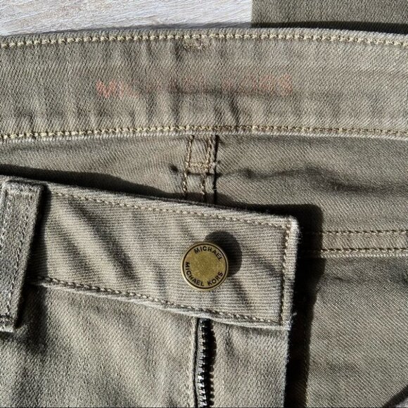 Michael Kors Olive Green Skinny Jeans - Picture 9 of 14